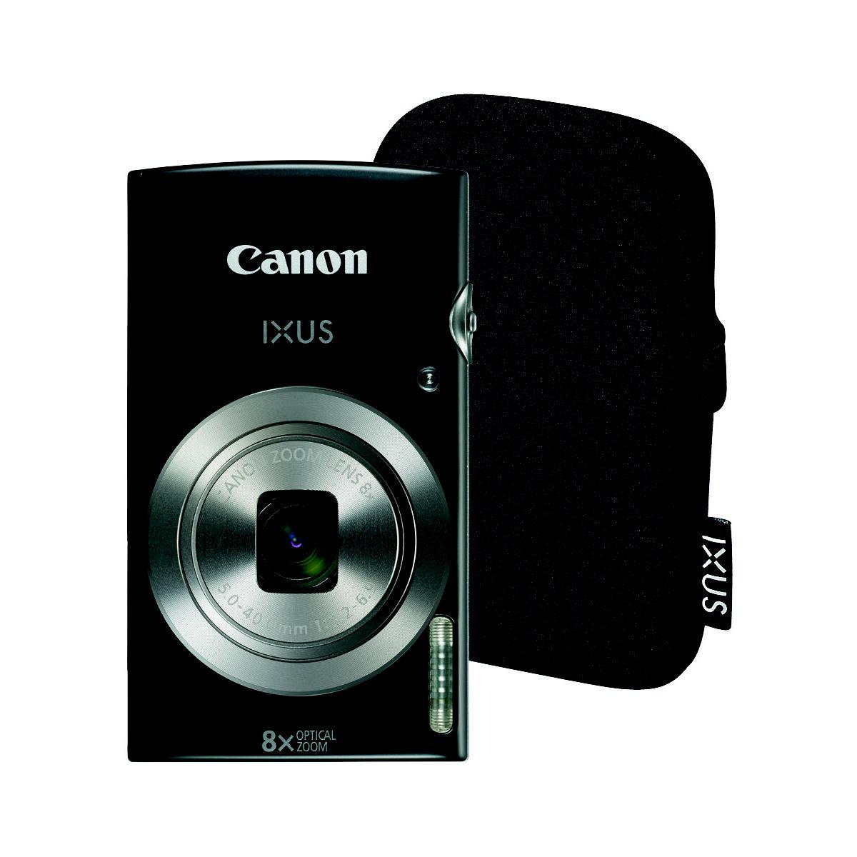 Appareil photo compact canon ixus 185 noir + etui (photo) Appareil photo compact canon ixus 185 noir + etui (photo)