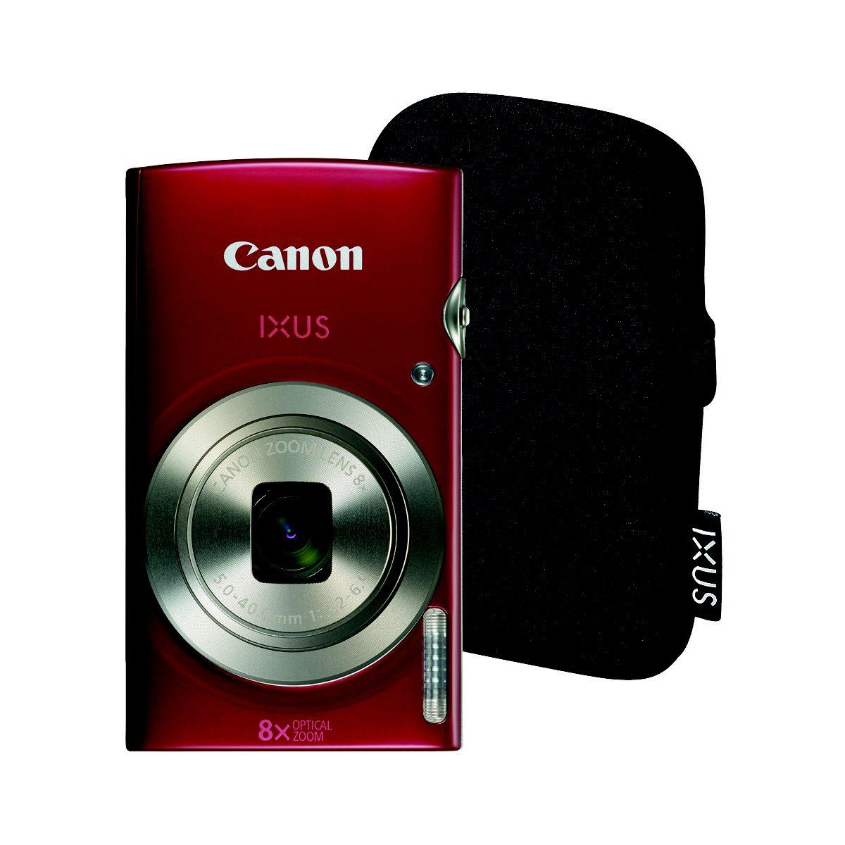 Appareil photo compact canon ixus 185 rouge + etui (photo) Appareil photo compact canon ixus 185 rouge + etui (photo)
