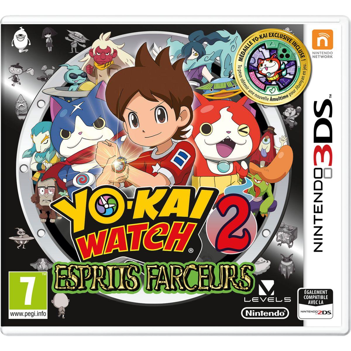 Jeu 3ds nintendo yo-kai watch 2 esprits farceurs d1 - livraison offerte : code premium (photo) Jeu 3ds nintendo yo-kai watch 2 esprits farceurs d1 - livraison offerte : code premium (photo)