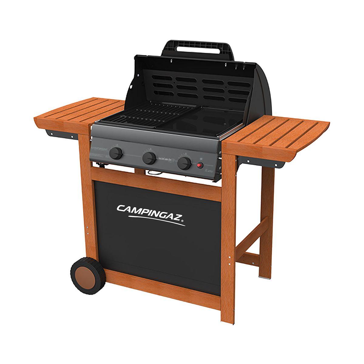 Barbecue gaz campingaz adelaide 3 woody l -2017- (photo) Barbecue gaz campingaz adelaide 3 woody l -2017- (photo)