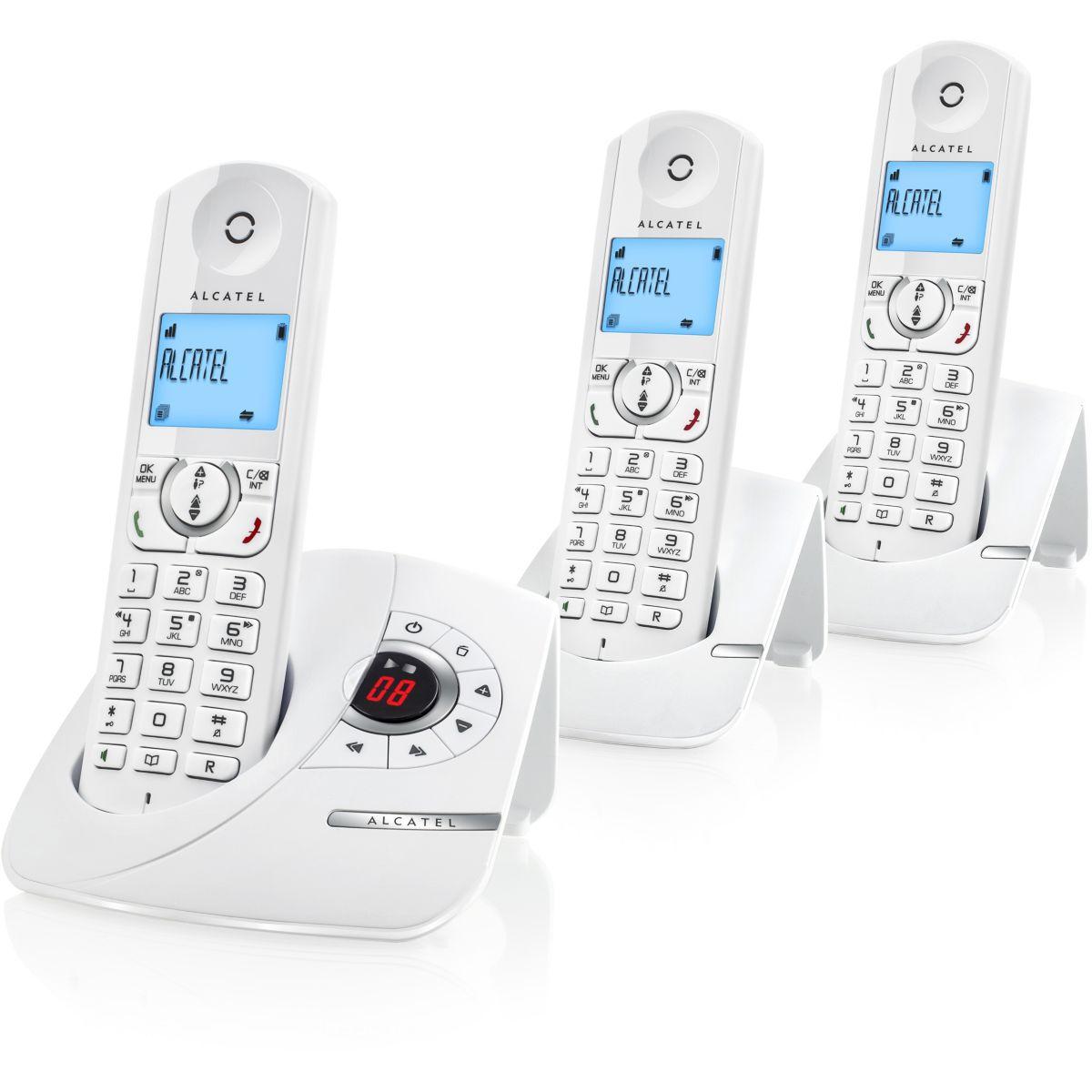 T�l�phone sans fil alcatel f360 voice trio blanc - livraison offerte : code liv (photo) T�l�phone sans fil alcatel f360 voice trio blanc - livraison offerte : code liv (photo)