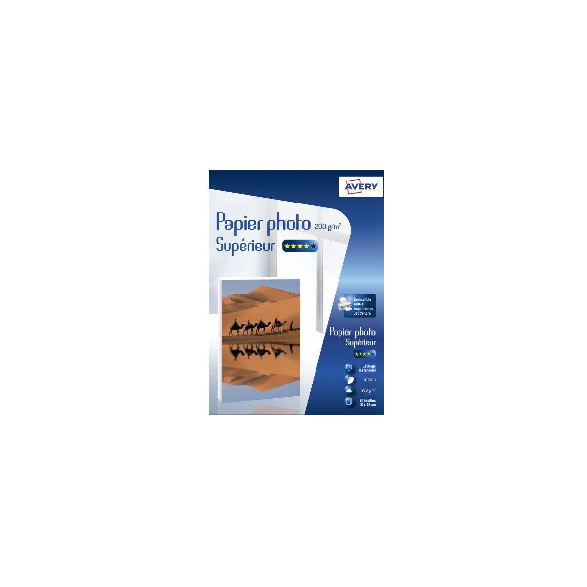 Papier photo avery 60 photos brillantes 10x15 200g/m� - 2% de remise imm�diate avec le code : school2 (photo) Papier photo avery 60 photos brillantes 10x15 200g/m� - 2% de remise imm�diate avec le code : school2 (photo)