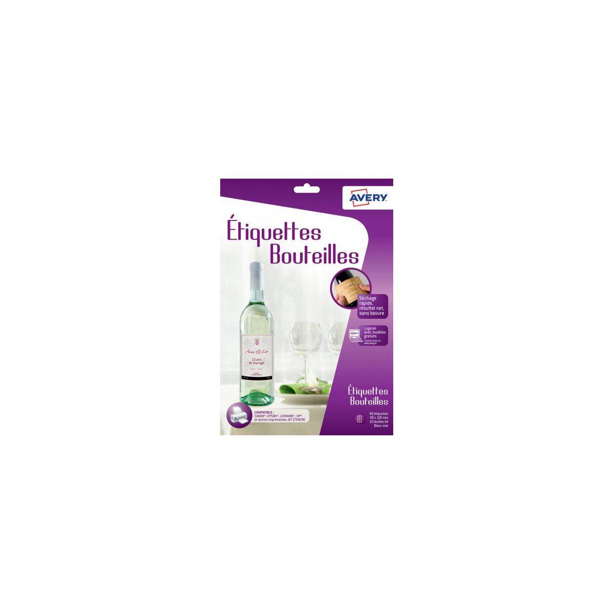 Papier cr�atif avery 40 etiquettes pour bouteille 12x9cm - 2% de remise imm�diate avec le code : school2 (photo) Papier cr�atif avery 40 etiquettes pour bouteille 12x9cm - 2% de remise imm�diate avec le code : school2 (photo)