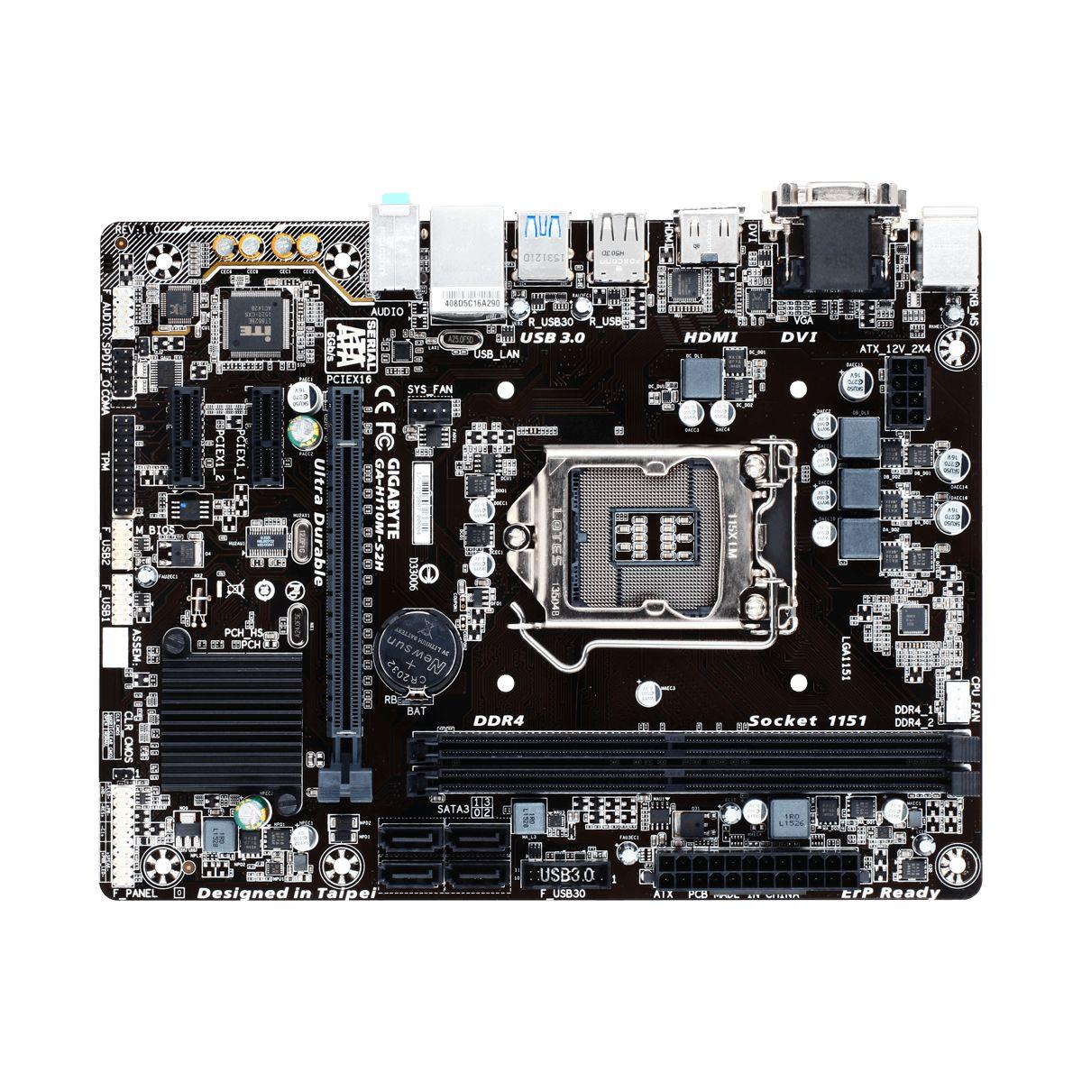Album gigabyte micro atx - ga-h110m-s2h - 2% de remise immédiate avec le code : cool2 (photo) Album gigabyte micro atx - ga-h110m-s2h - 2% de remise immédiate avec le code : cool2 (photo)