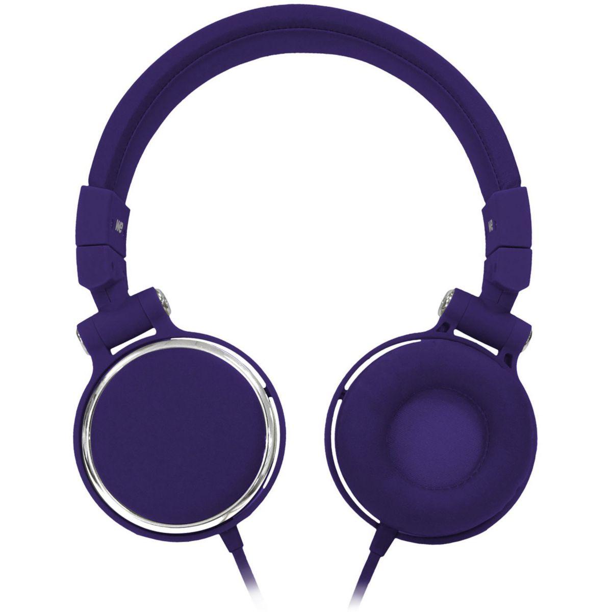 Casque micro we filaire violet arceau - 3% de remise immédiate avec le code : multi3 (photo) Casque micro we filaire violet arceau - 3% de remise immédiate avec le code : multi3 (photo)