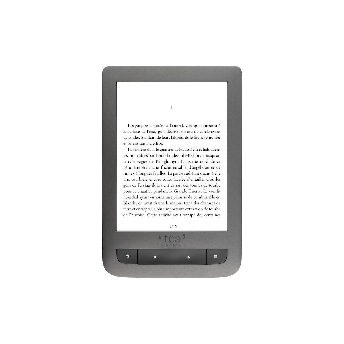 Liseuse ebook tea touch lux 3 grise - 2% de remise imm�diate avec le code : automne2 (photo) Liseuse ebook tea touch lux 3 grise - 2% de remise imm�diate avec le code : automne2 (photo)