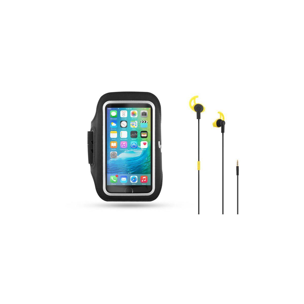 Brassard tnb noir + �couteurs ergo. noir/jaune - livraison offerte : code liv (photo) Brassard tnb noir + �couteurs ergo. noir/jaune - livraison offerte : code liv (photo)