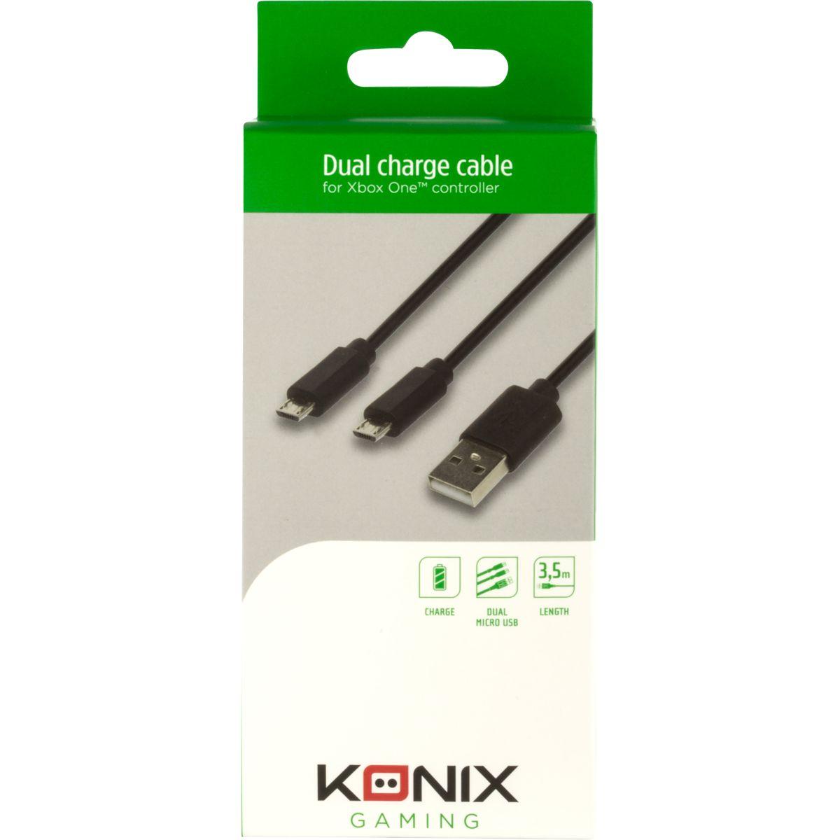 Acc. konix c�ble double pour manette xbo (photo) Acc. konix c�ble double pour manette xbo (photo)