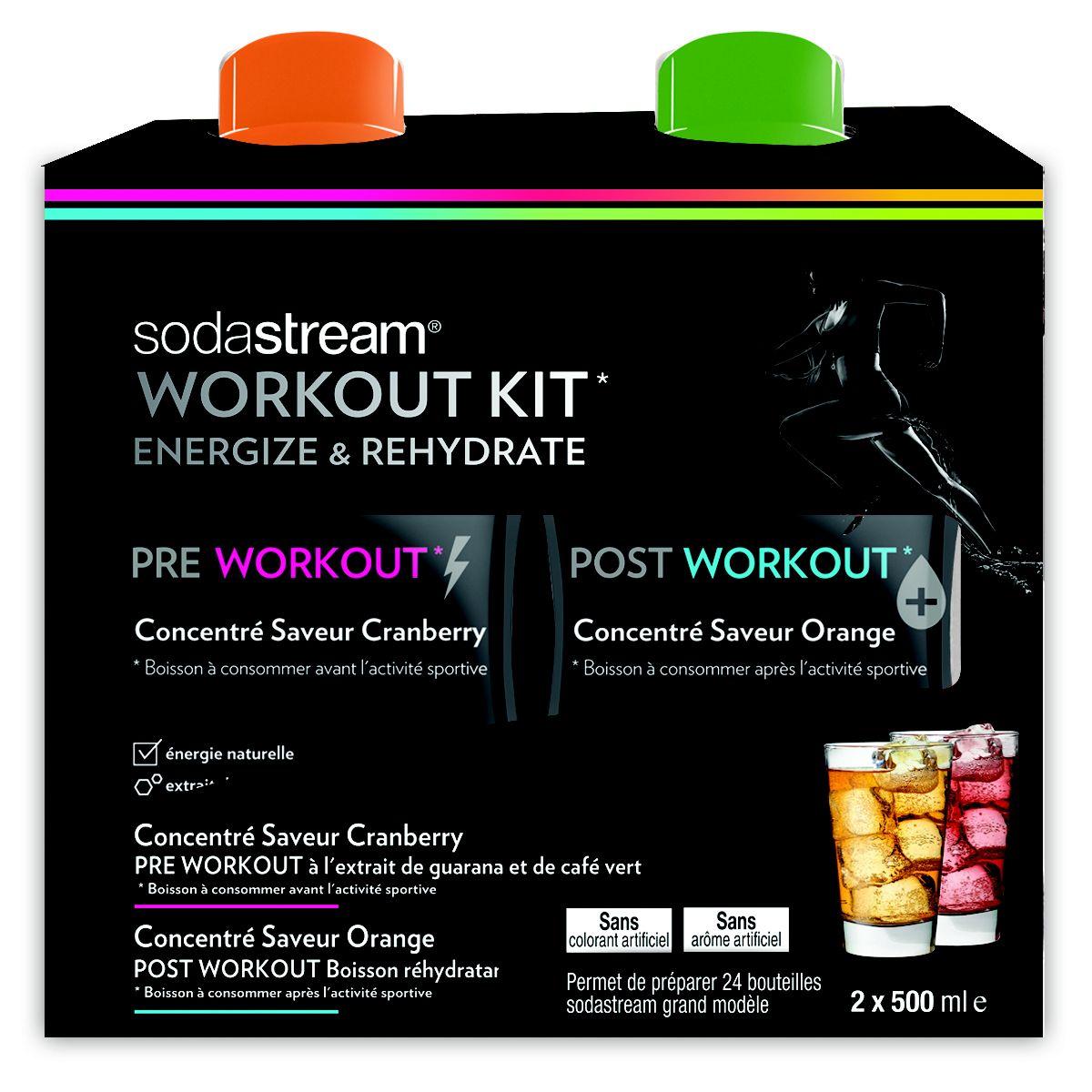 Concentré sodastream lot de 2 work out 5 (photo) Concentré sodastream lot de 2 work out 5 (photo)