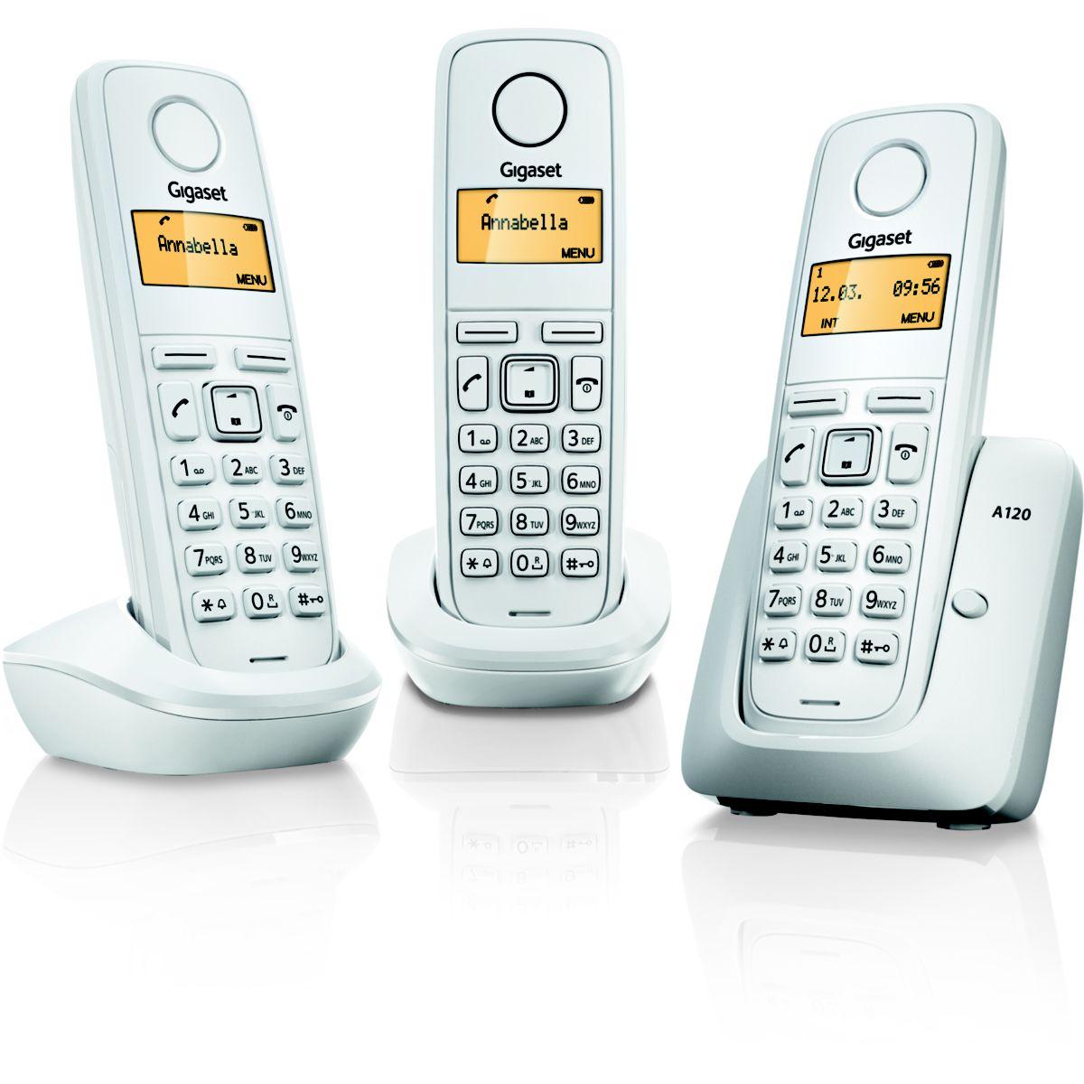 Pack gigaset a120 trio blanc - 20% de remise immédiate avec le code : cool20 (photo) Pack gigaset a120 trio blanc - 20% de remise immédiate avec le code : cool20 (photo)