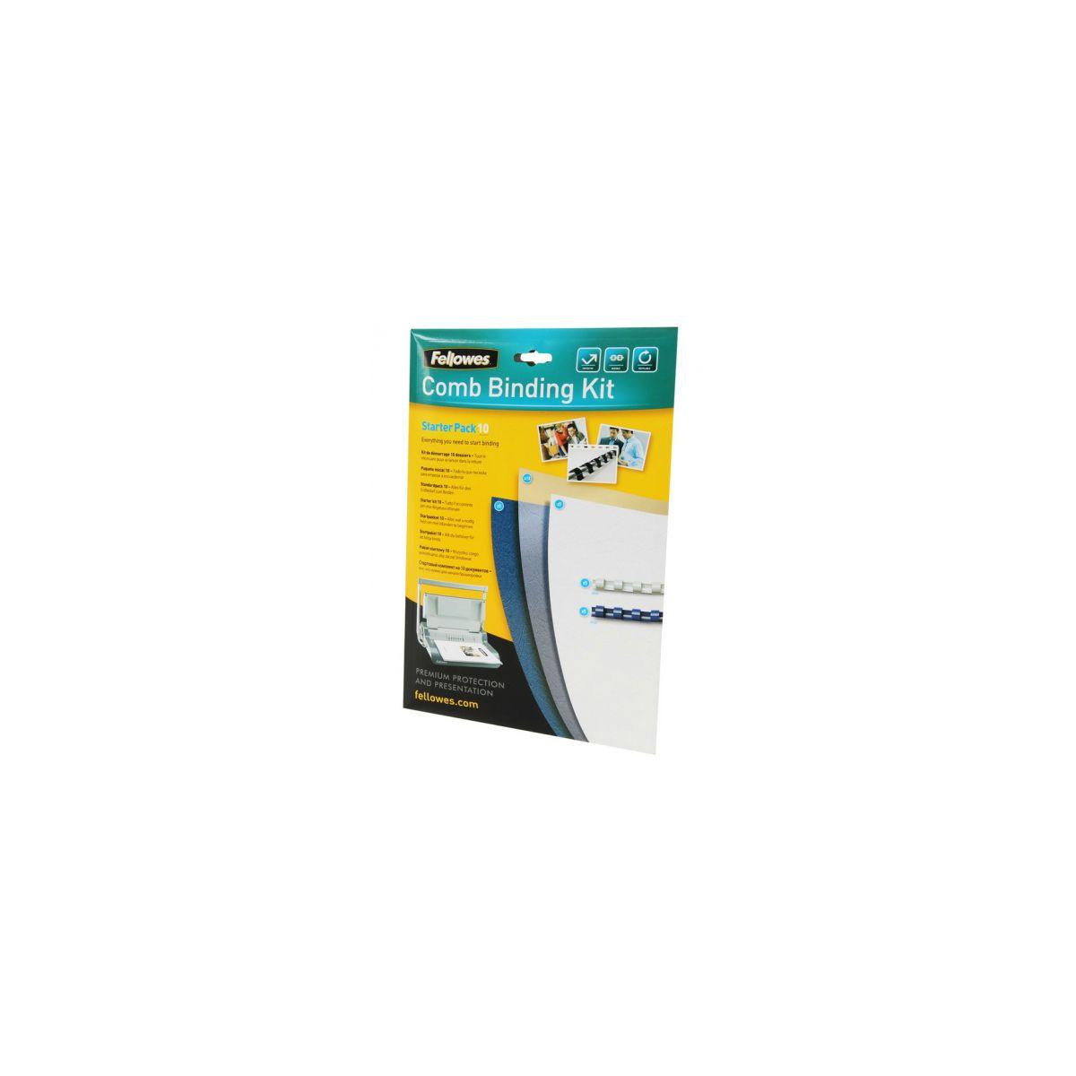 Conso plastif fellowes kit de reliure 10 - 2% de remise imm�diate avec le code : school2 (photo) Conso plastif fellowes kit de reliure 10 - 2% de remise imm�diate avec le code : school2 (photo)