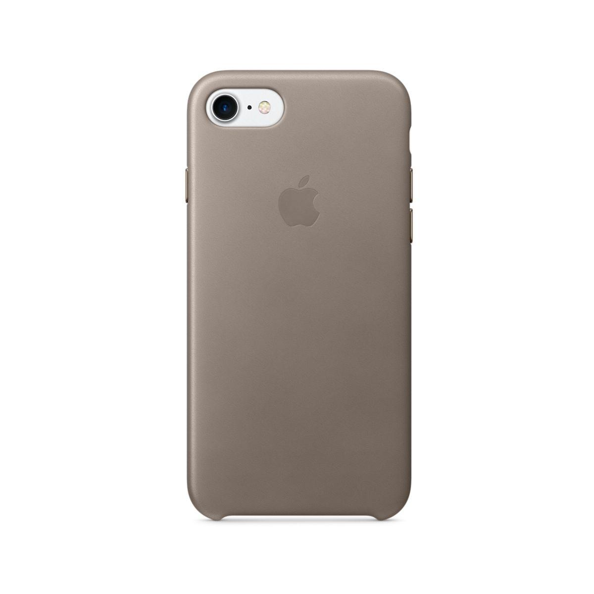 Coque apple iphone 7 cuir taupe (photo) Coque apple iphone 7 cuir taupe (photo)