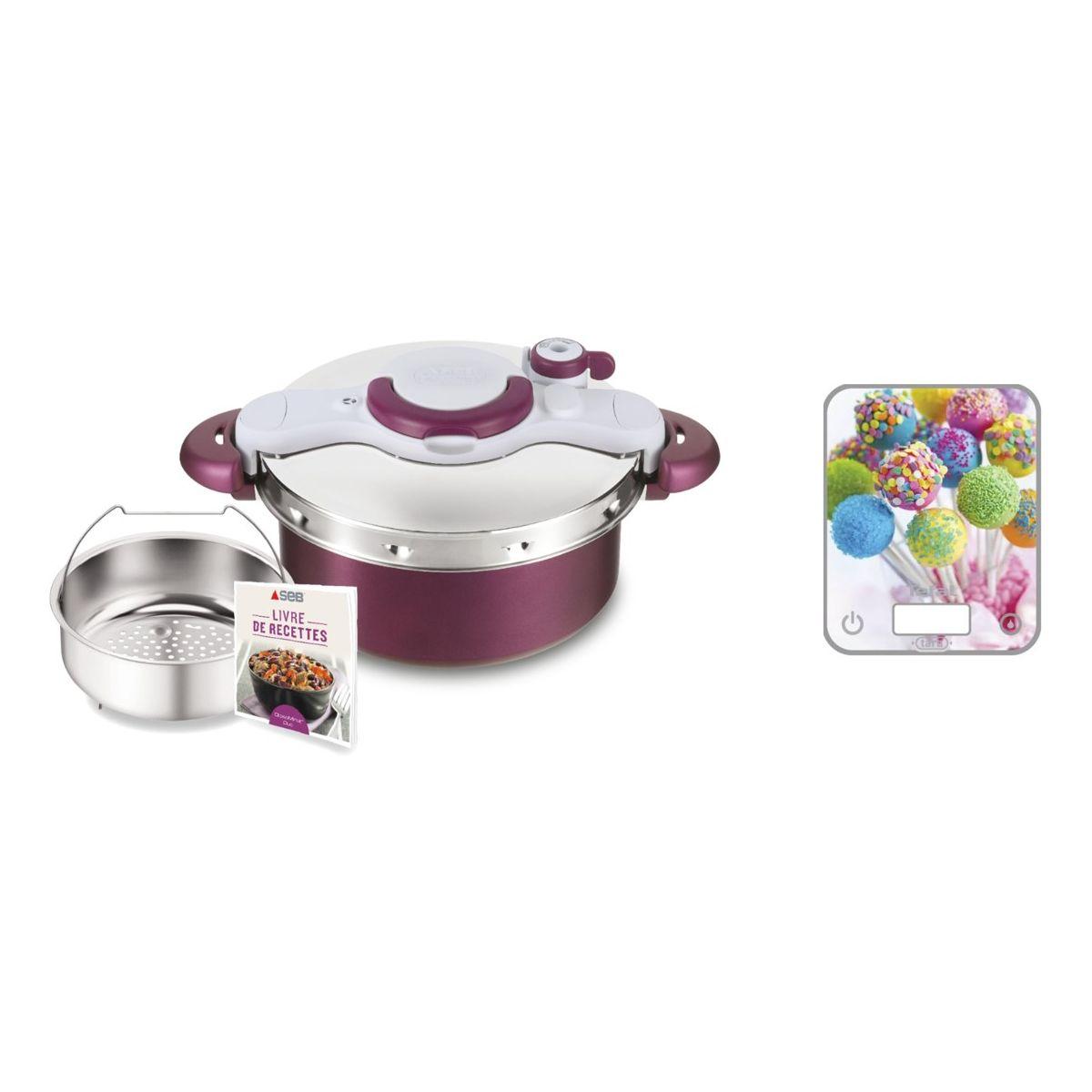 Autocuiseur seb clipso minut' duo 5l + b - livraison offerte : code livrentree