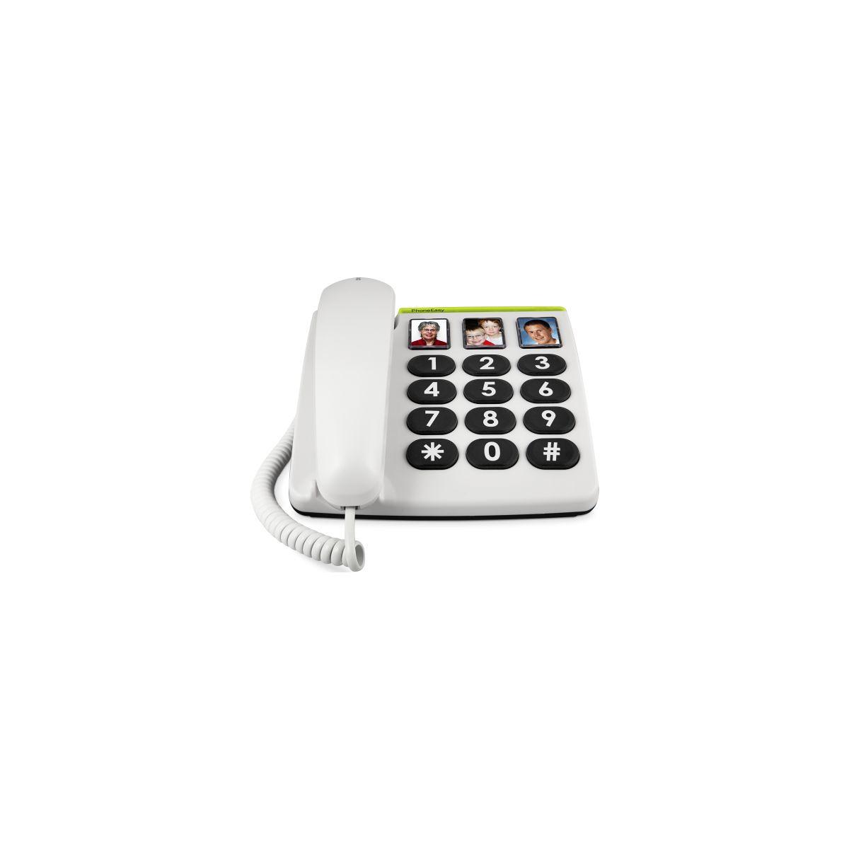 Tél. doro phone easy 331ph blanc - livraison offerte avec le code nouveaute (photo) Tél. doro phone easy 331ph blanc - livraison offerte avec le code nouveaute (photo)
