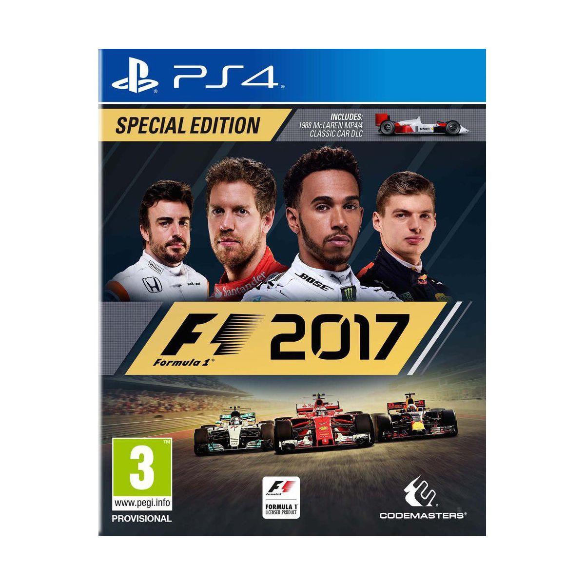 Jeu ps4 koch media f1 2017 - special edi - 7% de remise immédiate avec le code : cool7 (photo) Jeu ps4 koch media f1 2017 - special edi - 7% de remise immédiate avec le code : cool7 (photo)