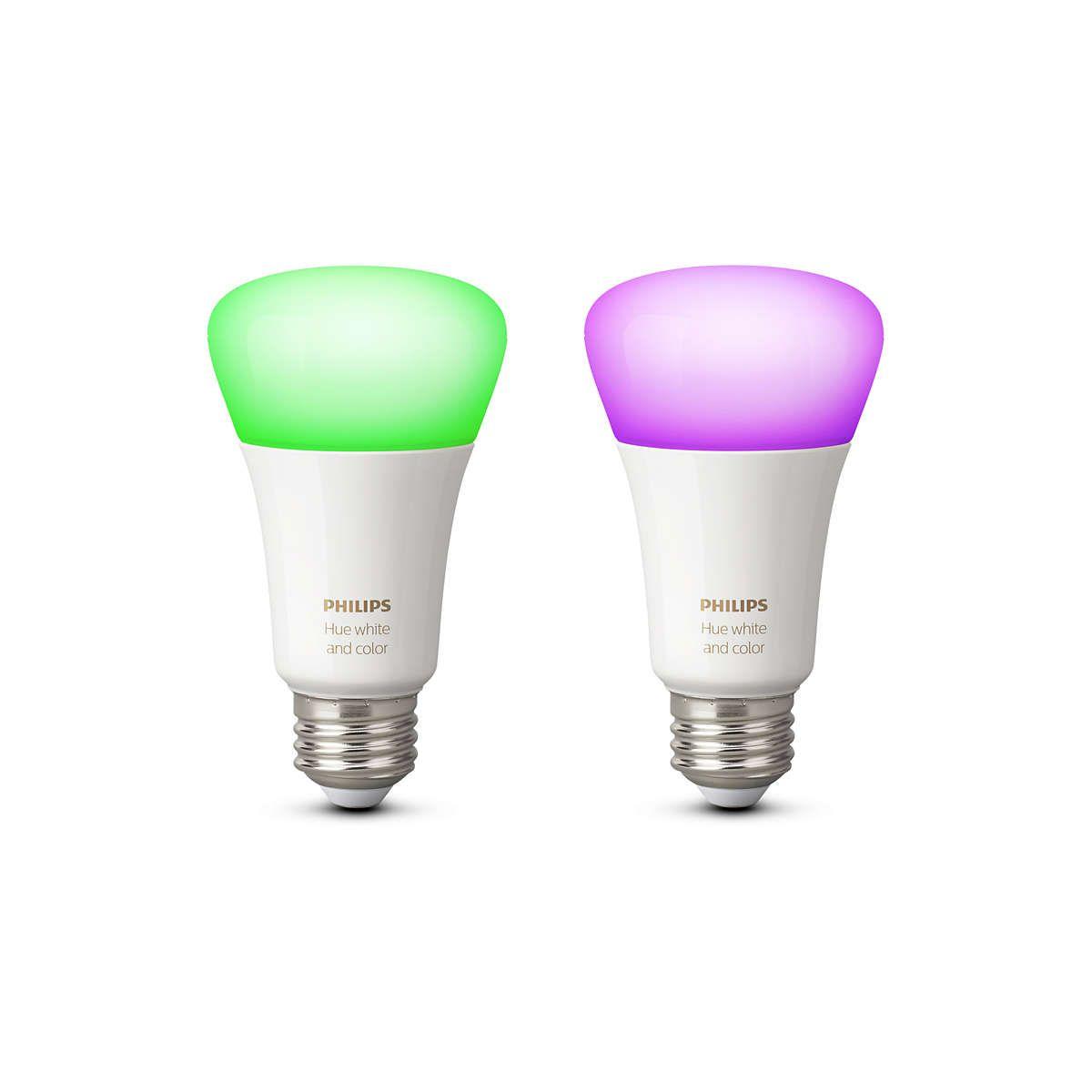 Ampoule connectable philips pack x2 e27 hue white & colors - livraison offerte : code premium (photo) Ampoule connectable philips pack x2 e27 hue white & colors - livraison offerte : code premium (photo)