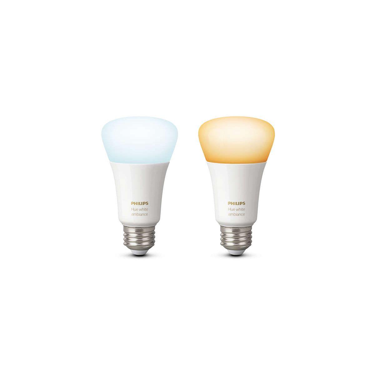 Ampoule connectable philips pack x2 e27 white & ambiance - 2% de remise imm�diate avec le code : school2 (photo) Ampoule connectable philips pack x2 e27 white & ambiance - 2% de remise imm�diate avec le code : school2 (photo)