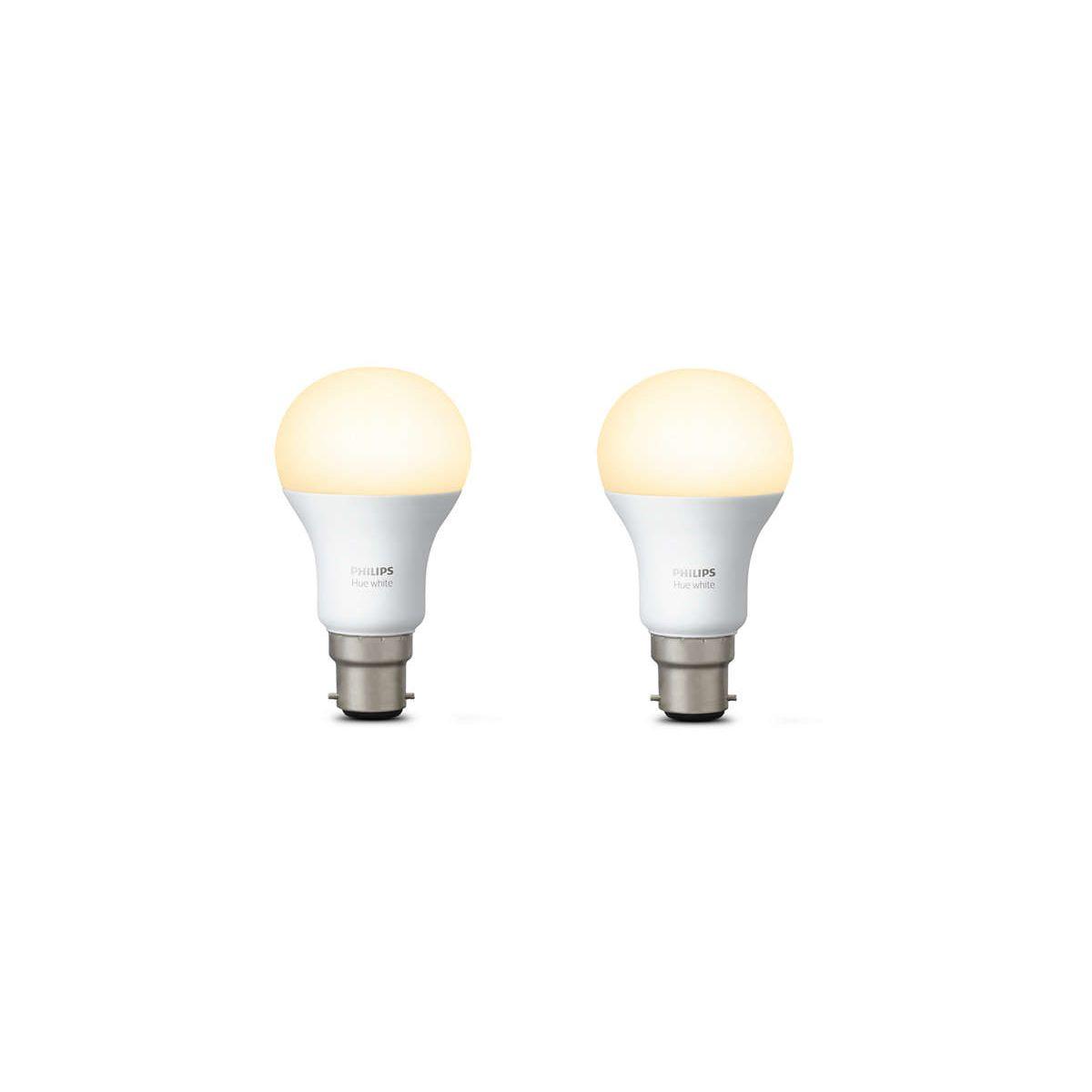 Ampoule connectable philips pack x2 b22 hue white - 2% de remise imm�diate avec le code : school2 (photo) Ampoule connectable philips pack x2 b22 hue white - 2% de remise imm�diate avec le code : school2 (photo)