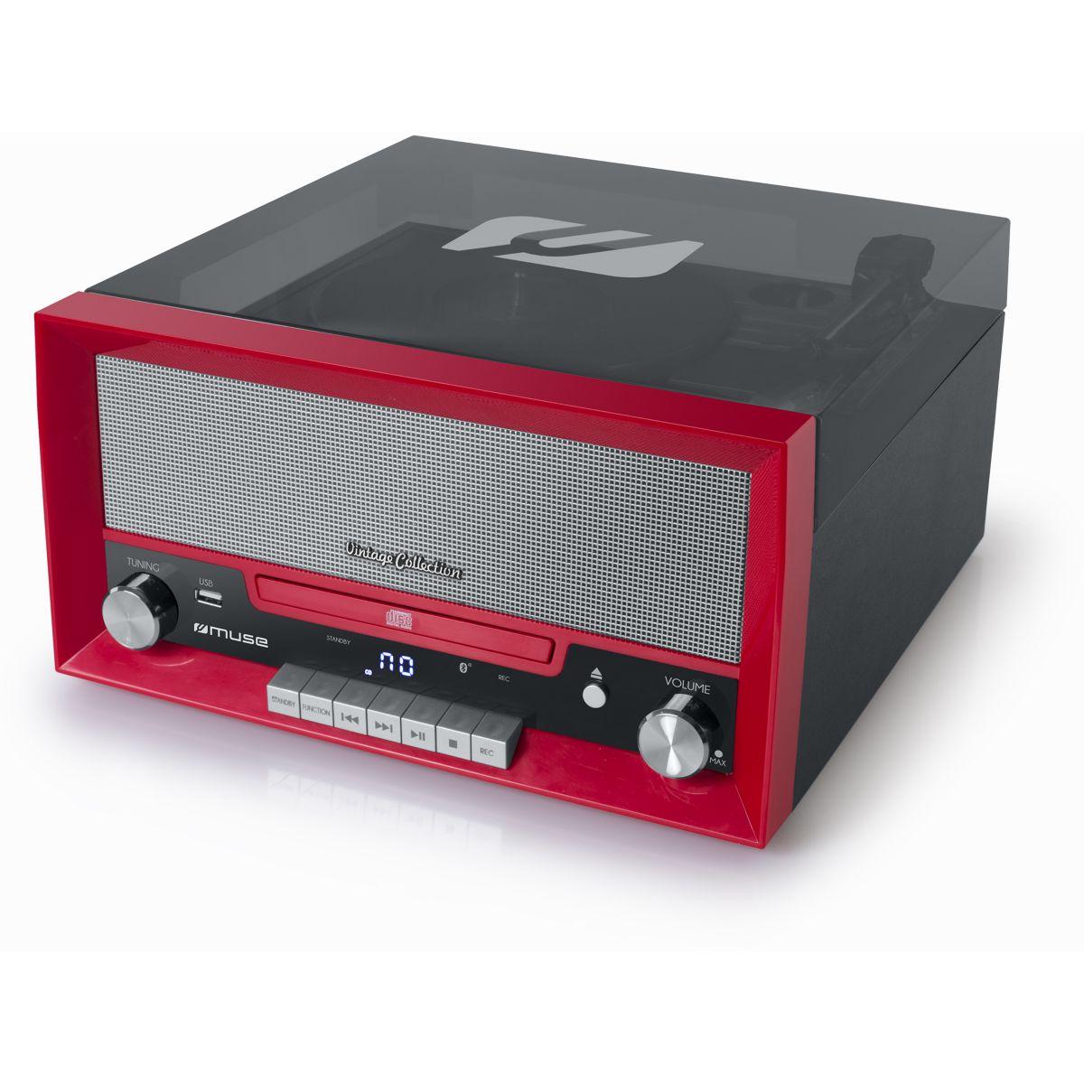 Platine vinyle muse mt-110rd vinyle/cd/fm rouge - 15% de remise imm�diate avec le code : fete15 (photo) Platine vinyle muse mt-110rd vinyle/cd/fm rouge - 15% de remise imm�diate avec le code : fete15 (photo)
