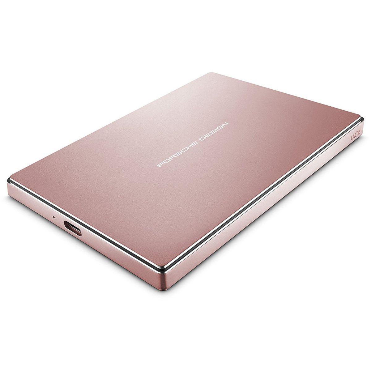 Disque dur externe lacie 2.5'' 2to porsche design rose gold (photo) Disque dur externe lacie 2.5'' 2to porsche design rose gold (photo)