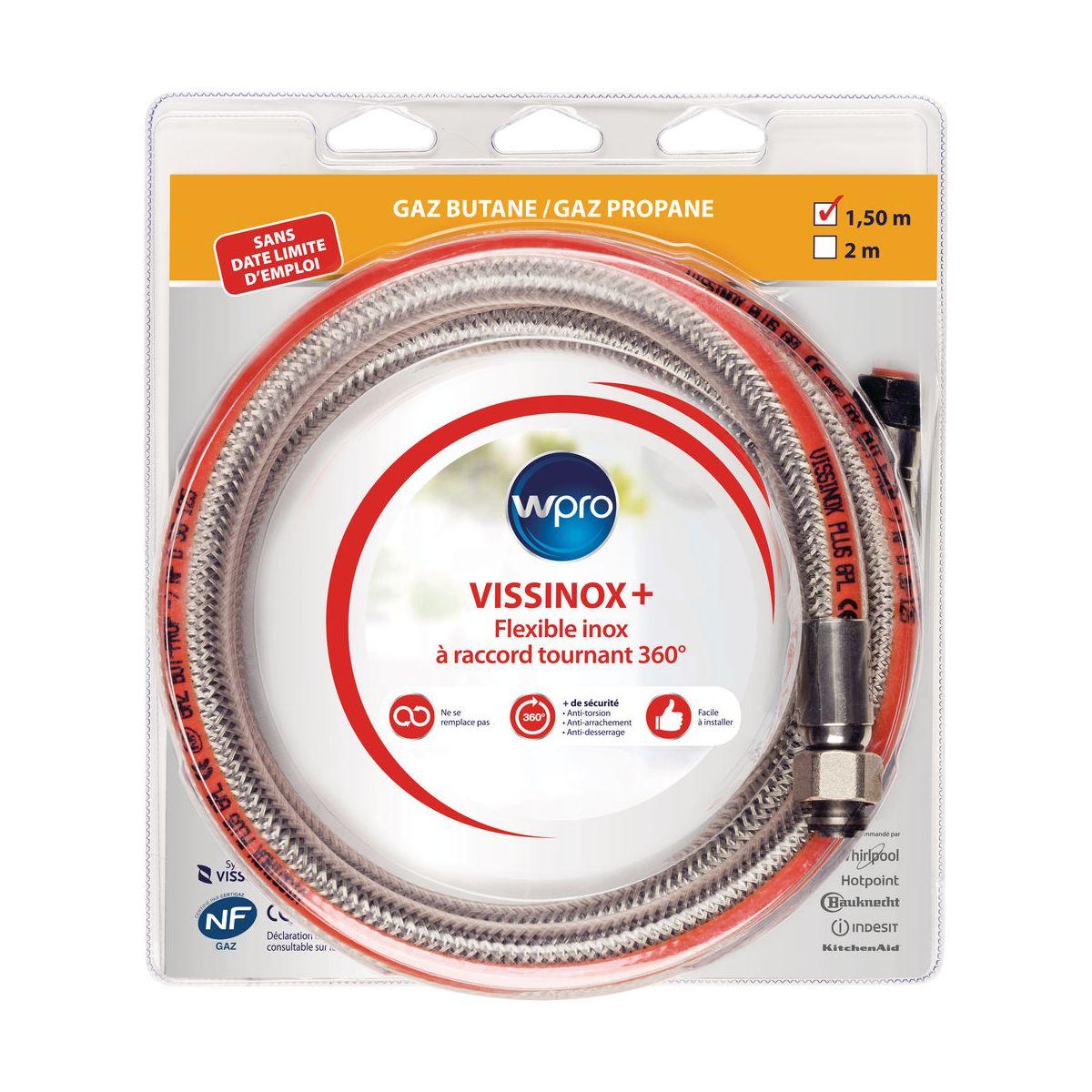 Tuyaux gaz wpro but/pro raccord rotatif inox illimit� - livraison offerte : code premium (photo) Tuyaux gaz wpro but/pro raccord rotatif inox illimit� - livraison offerte : code premium (photo)