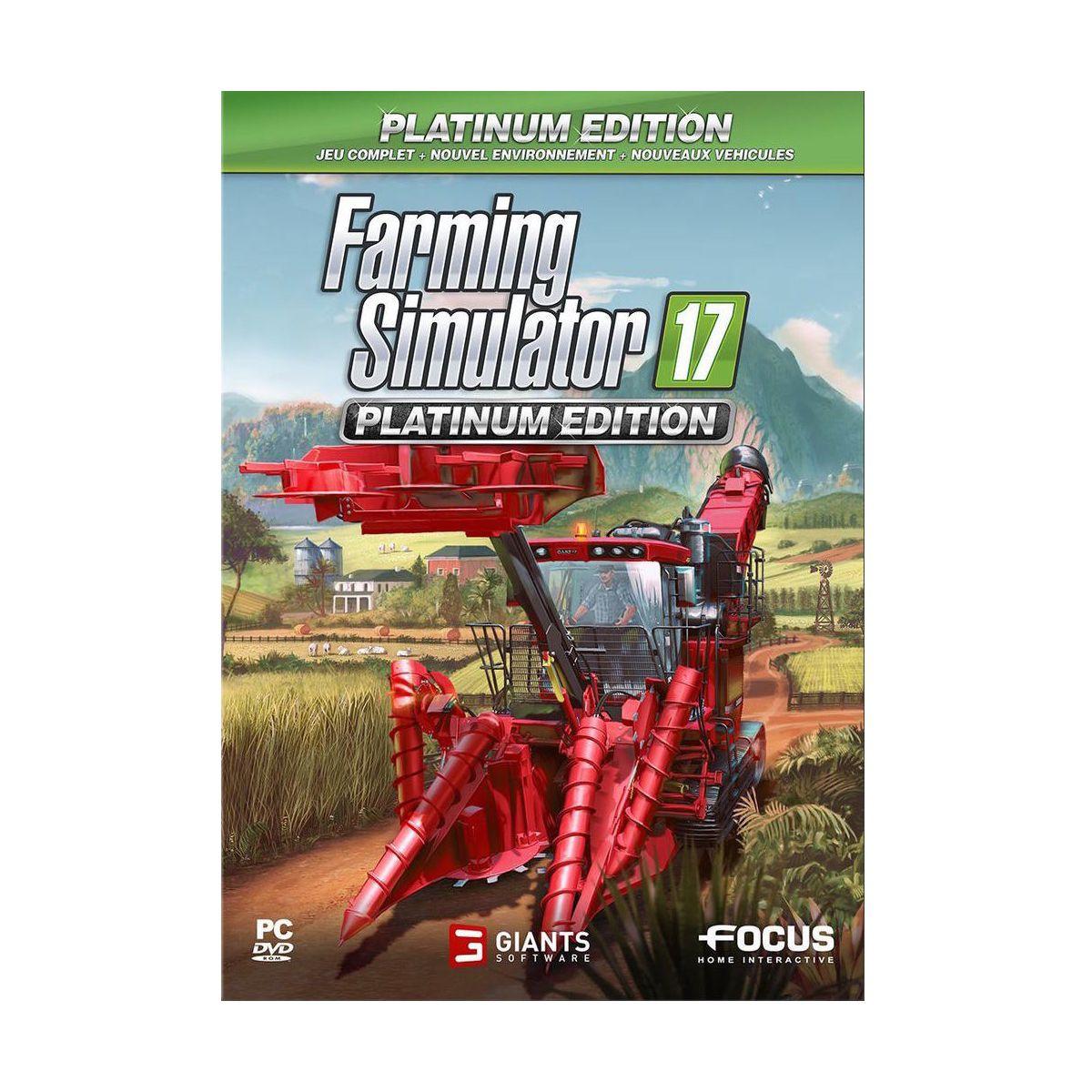 Jeu pc focus farming simulator 17 - edition platinum (photo) Jeu pc focus farming simulator 17 - edition platinum (photo)