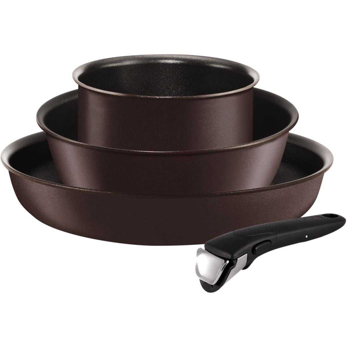 Batterie de cuisine tefal ingenio chef 4 pi�ces l6559702 - livraison offerte : code liv (photo) Batterie de cuisine tefal ingenio chef 4 pi�ces l6559702 - livraison offerte : code liv (photo)