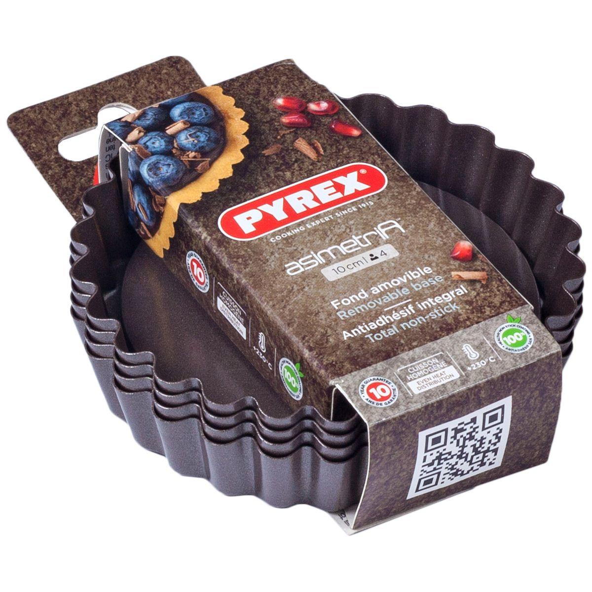 Moule en aluminium pyrex lot 4 tartelettes asimetria (photo) Moule en aluminium pyrex lot 4 tartelettes asimetria (photo)