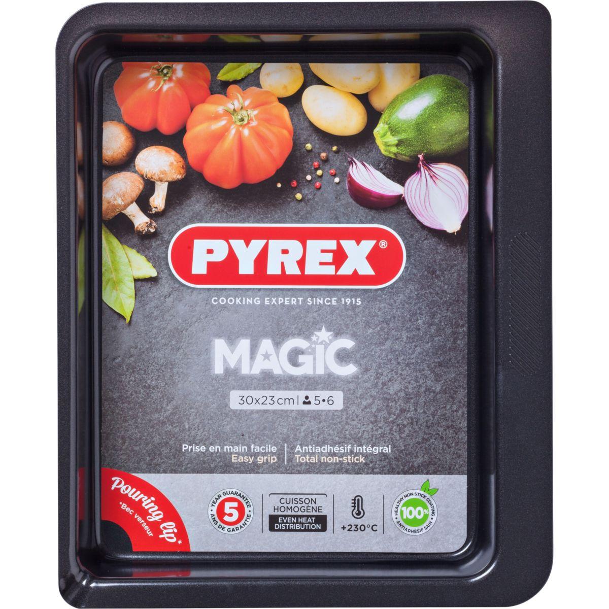 Plaque de cuisson pyrex rect m�tal 30x23 cm magic (photo) Plaque de cuisson pyrex rect m�tal 30x23 cm magic (photo)