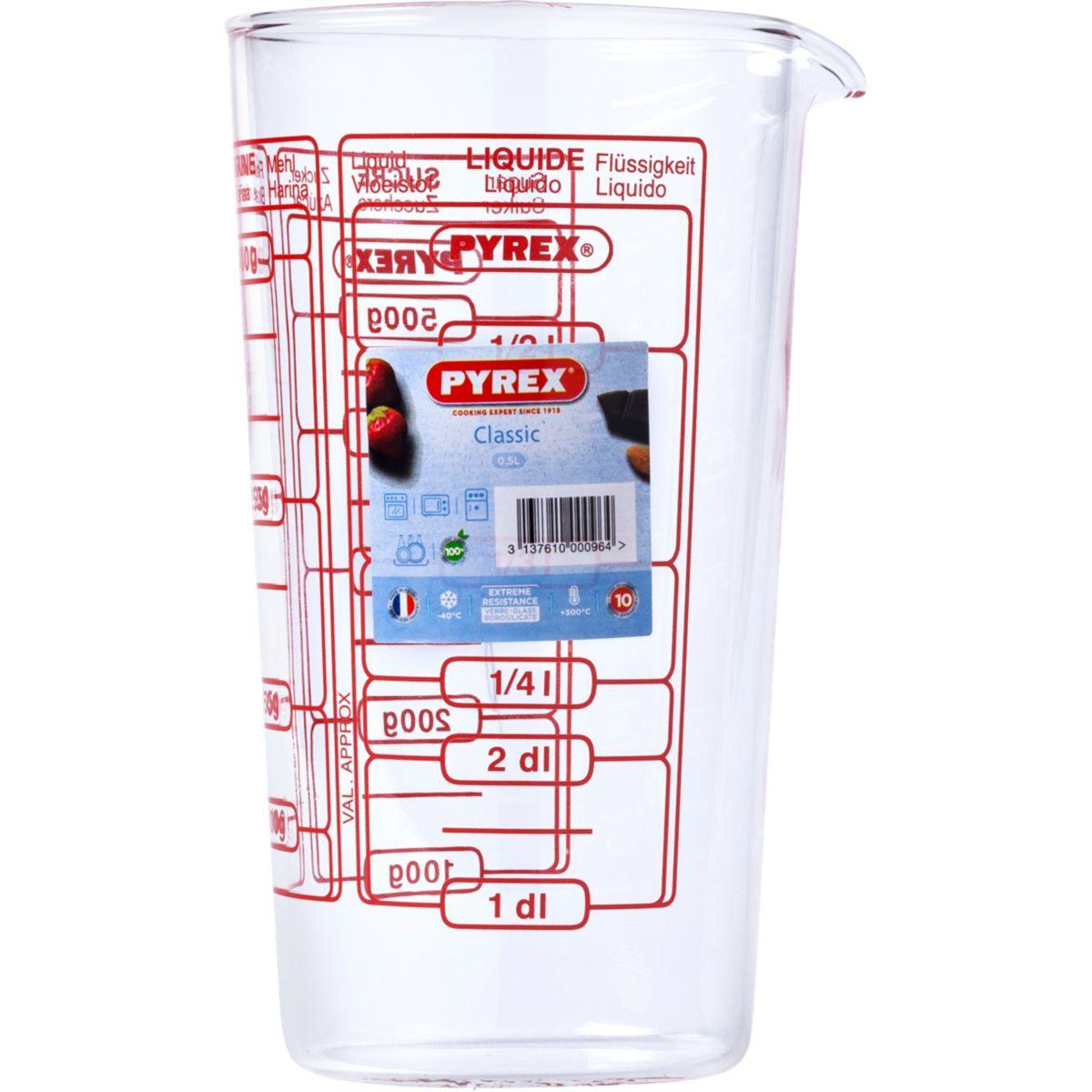 Doseur pyrex verre mesureur 0,5l - 7% de remise imm�diate avec le code : priv7 (photo) Doseur pyrex verre mesureur 0,5l - 7% de remise imm�diate avec le code : priv7 (photo)