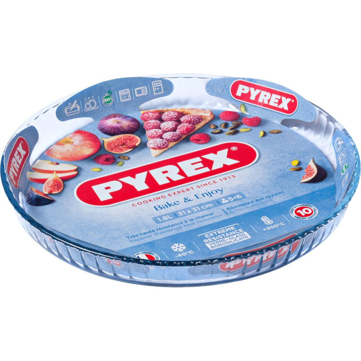 Moule � tarte pyrex diam 30 cm classic (photo) Moule � tarte pyrex diam 30 cm classic (photo)