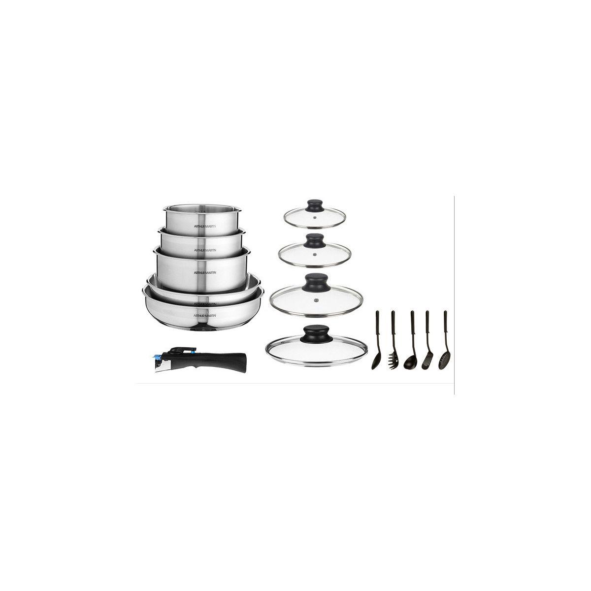 Batterie de cuisine arthur martin 15 pi�ces inox - 5535 - 5% de remise imm�diate avec le code : fete5 (photo) Batterie de cuisine arthur martin 15 pi�ces inox - 5535 - 5% de remise imm�diate avec le code : fete5 (photo)