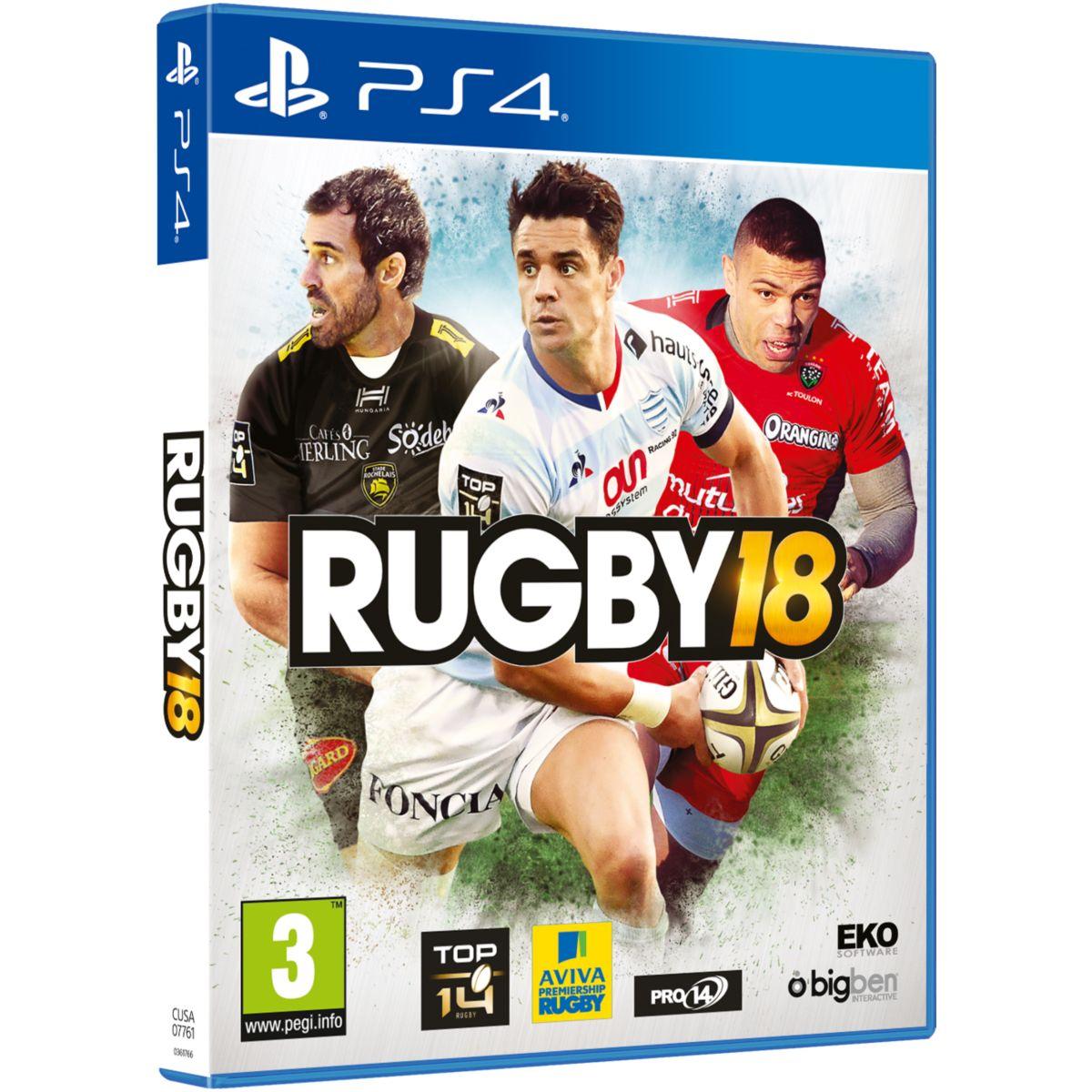 Jeu ps4 bigben rugby 18 - 2% de remise imm�diate avec le code : priv2 (photo) Jeu ps4 bigben rugby 18 - 2% de remise imm�diate avec le code : priv2 (photo)