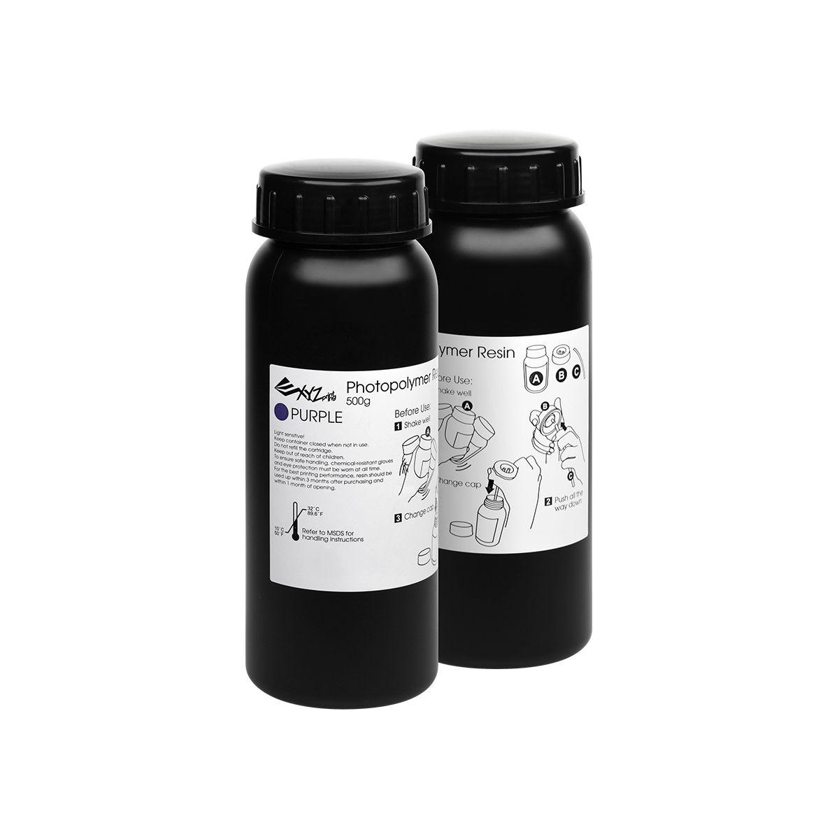 Accessoire imprimante 3d xyz printing bouteille r�sine pourpre 1/2litre x2 - 10% de remise imm�diate avec le code : deal10 (photo) Accessoire imprimante 3d xyz printing bouteille r�sine pourpre 1/2litre x2 - 10% de remise imm�diate avec le code : deal10 (photo)