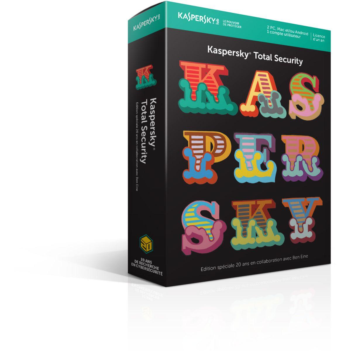 Logiciel pc kaspersky kaspersky total securit - livraison offerte : code liv (photo) Logiciel pc kaspersky kaspersky total securit - livraison offerte : code liv (photo)