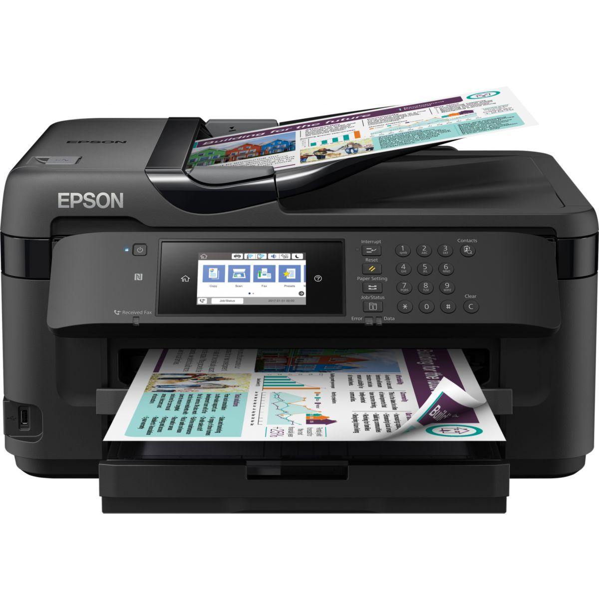 Imprimante jet d'encre epson wf-7715dwf - livraison offerte : code liv (photo) Imprimante jet d'encre epson wf-7715dwf - livraison offerte : code liv (photo)