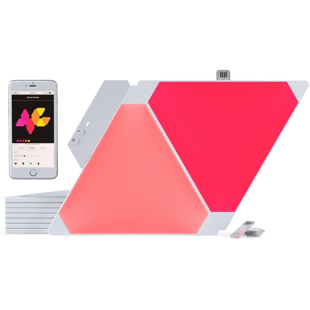 Panneaux lumineux nanoleaf aurora smarter kit - 2% de remise imm�diate avec le code : school2 (photo) Panneaux lumineux nanoleaf aurora smarter kit - 2% de remise imm�diate avec le code : school2 (photo)