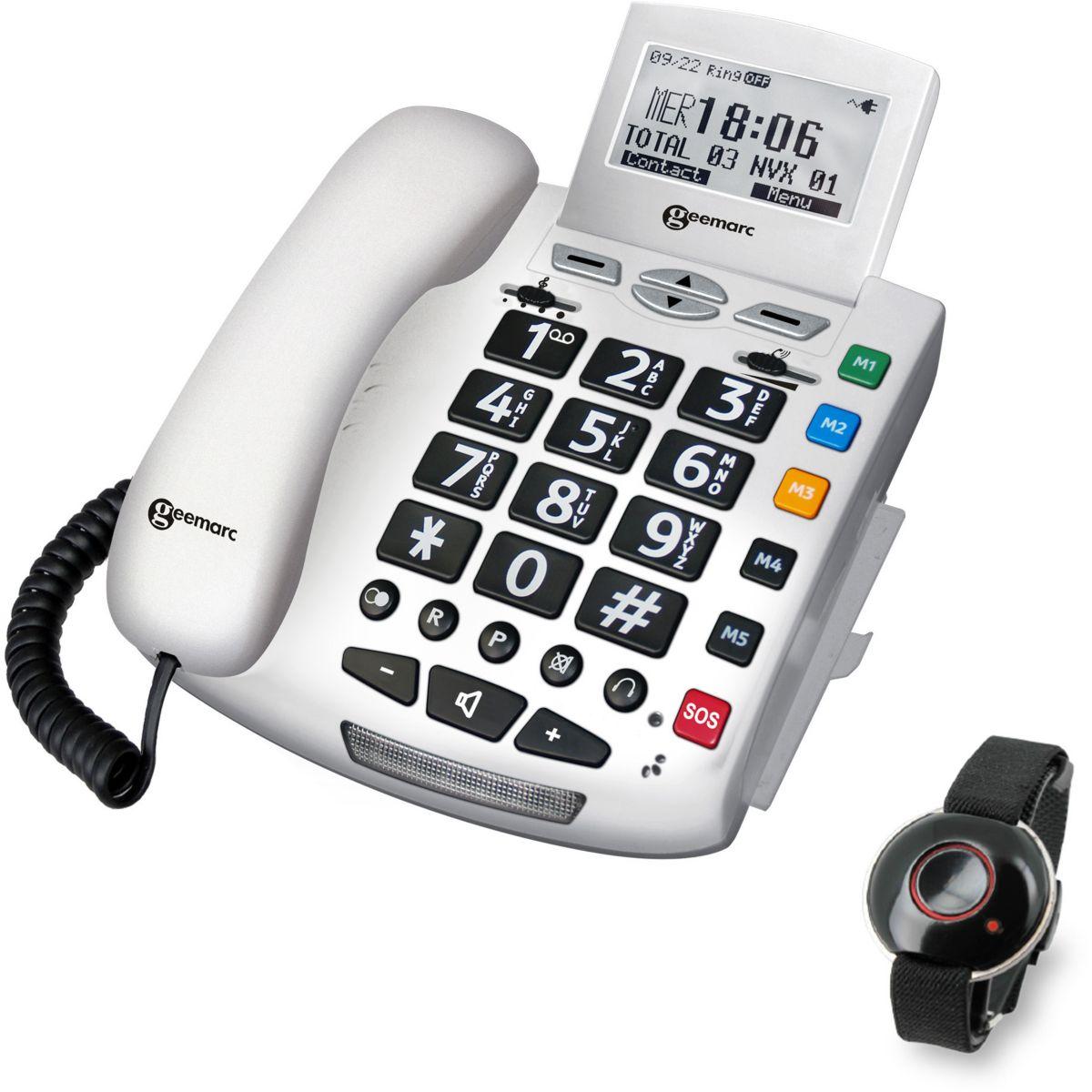 T�l�phone filaire geemarc serenities blanc - 7% de remise imm�diate avec le code : automne7 (photo) T�l�phone filaire geemarc serenities blanc - 7% de remise imm�diate avec le code : automne7 (photo)