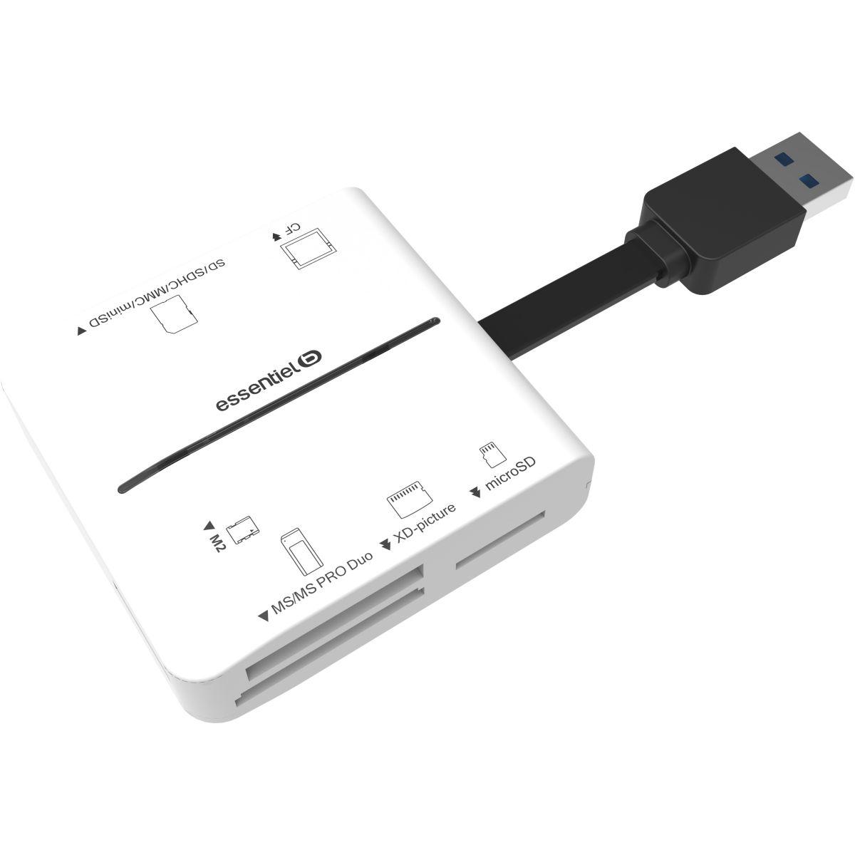 Lecteur de carte m�moire essentielb de cartes usb 3.0 (photo) Lecteur de carte m�moire essentielb de cartes usb 3.0 (photo)