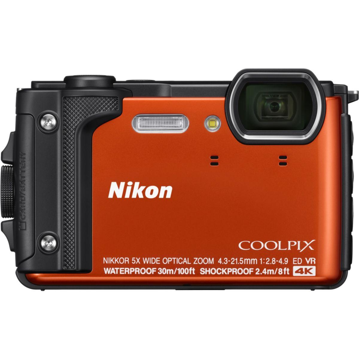 Appareil photo compact nikon coolpix w300 orange + sac �tanche (photo) Appareil photo compact nikon coolpix w300 orange + sac �tanche (photo)
