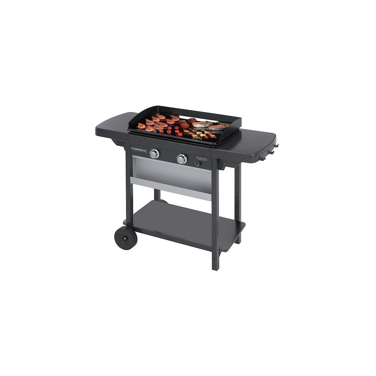 Plancha gaz campingaz sur chariot exb 2 - livraison offerte : code premium (photo) Plancha gaz campingaz sur chariot exb 2 - livraison offerte : code premium (photo)