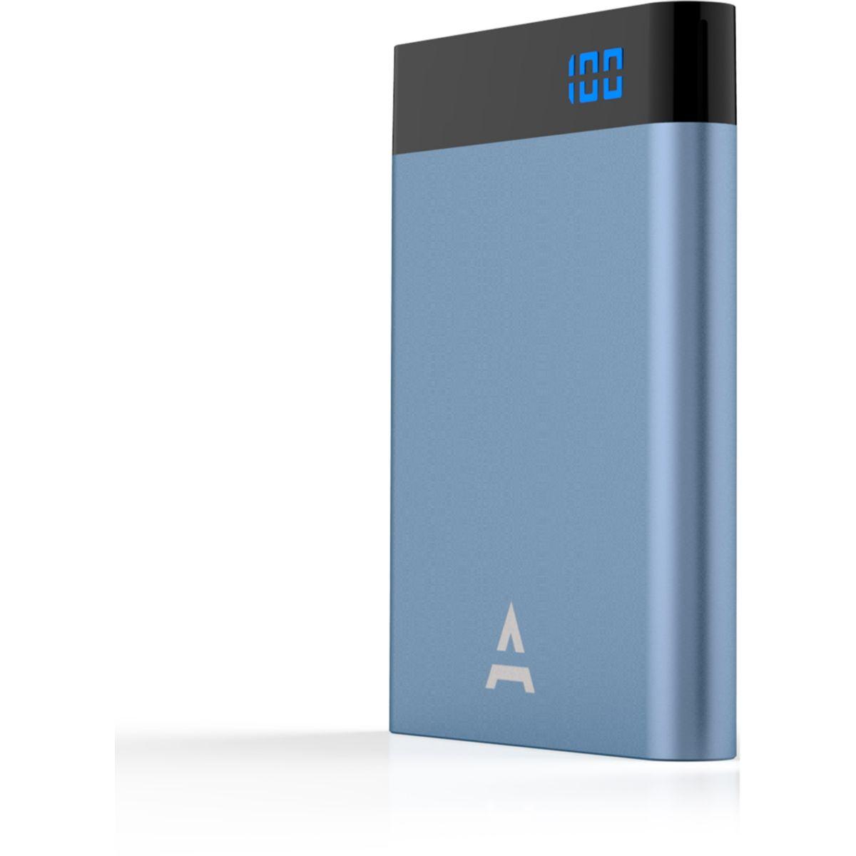 Batterie externe adeqwat 4000 mah bleu (photo) Batterie externe adeqwat 4000 mah bleu (photo)
