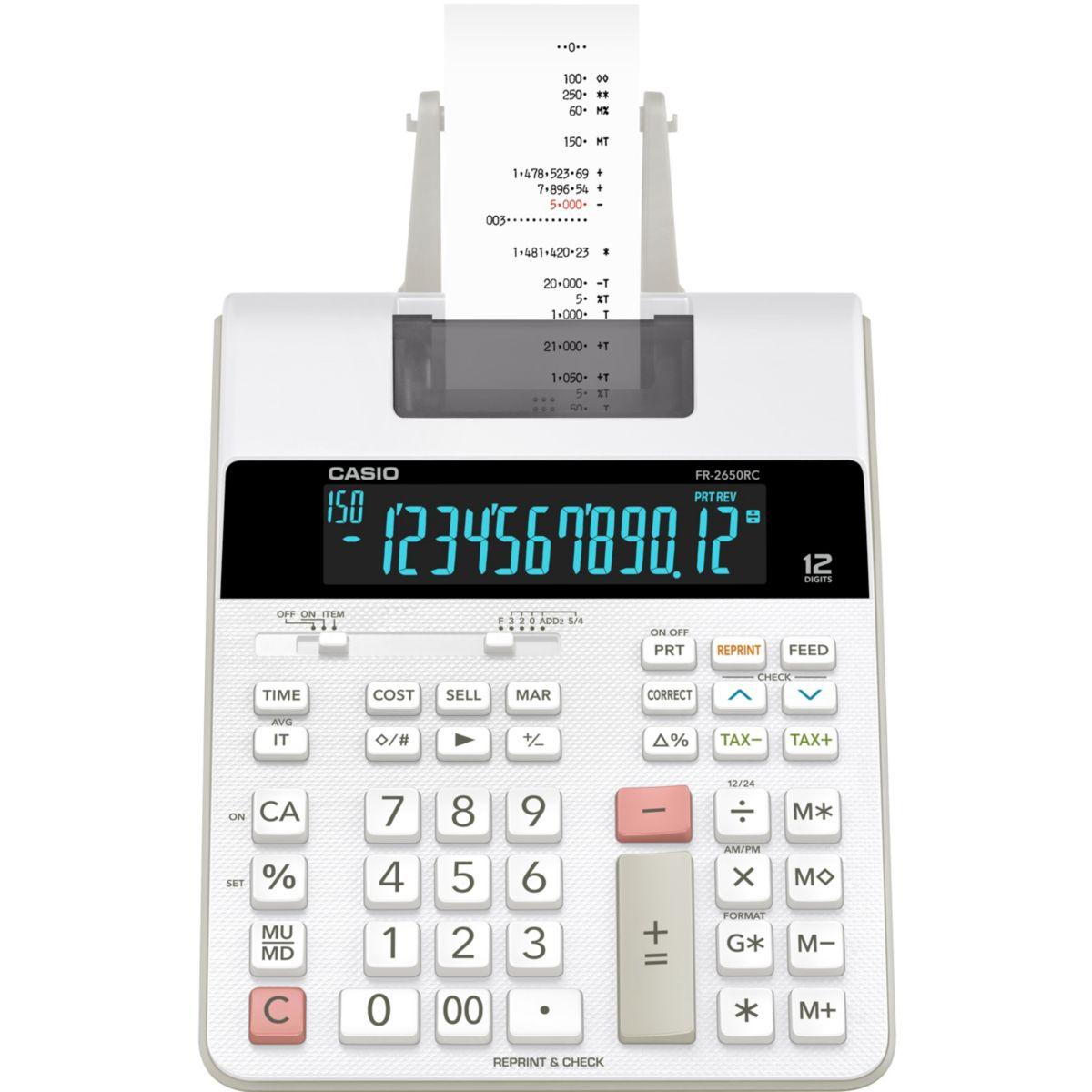 Calculatrice imprimante casio fr-2650rc - 2% de remise imm�diate avec le code : deal2 (photo) Calculatrice imprimante casio fr-2650rc - 2% de remise imm�diate avec le code : deal2 (photo)