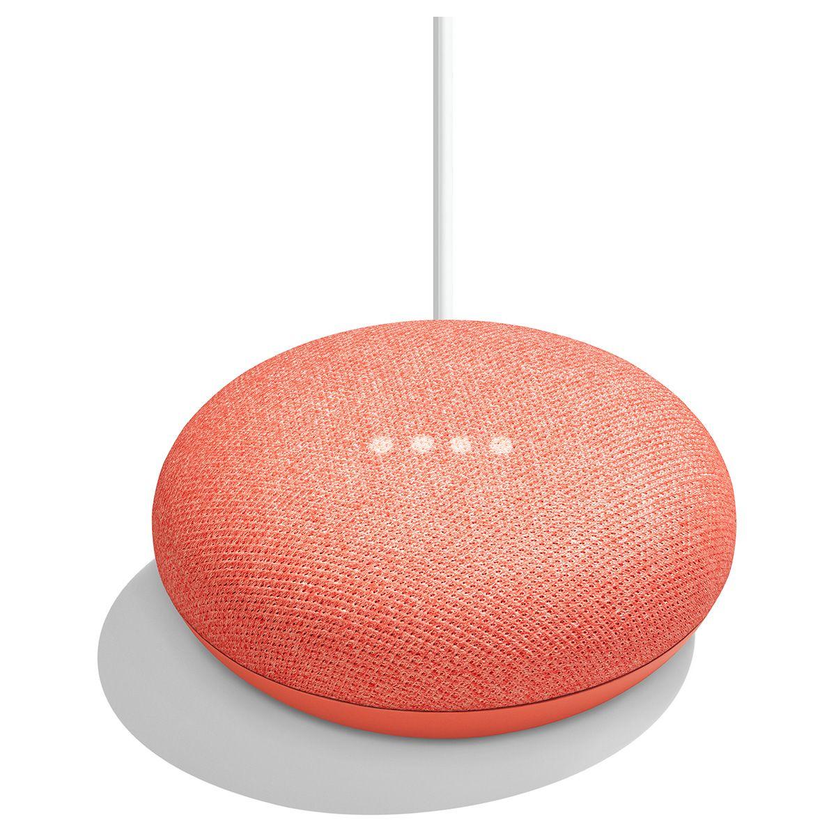 Assistant vocal google home mini - corail (photo) Assistant vocal google home mini - corail (photo)