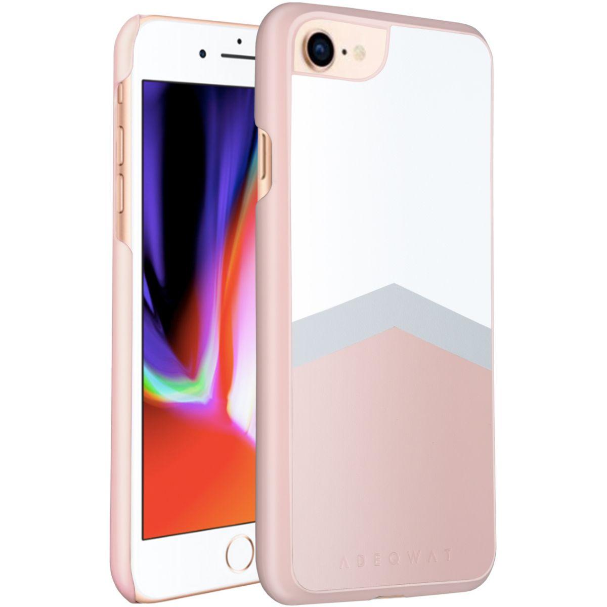 Coque adeqwat iphone 6/7/8 logo rose - livraison offerte : code liv (photo) Coque adeqwat iphone 6/7/8 logo rose - livraison offerte : code liv (photo)