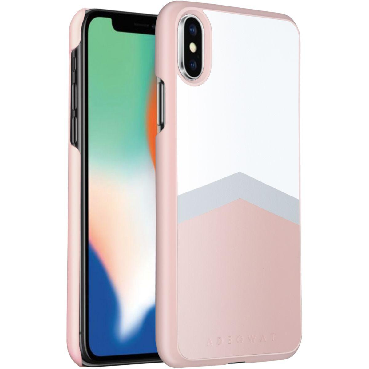 Coque adeqwat iphone x logo rose - livraison offerte : code liv (photo) Coque adeqwat iphone x logo rose - livraison offerte : code liv (photo)