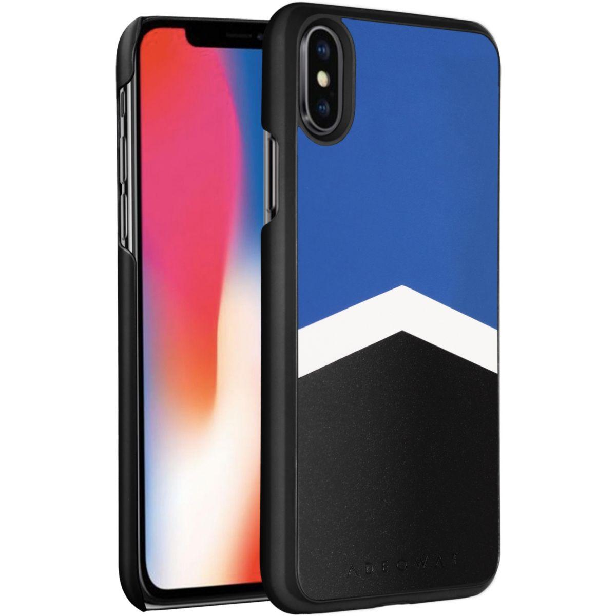Coque adeqwat iphone x logo bleu - livraison offerte : code liv (photo) Coque adeqwat iphone x logo bleu - livraison offerte : code liv (photo)