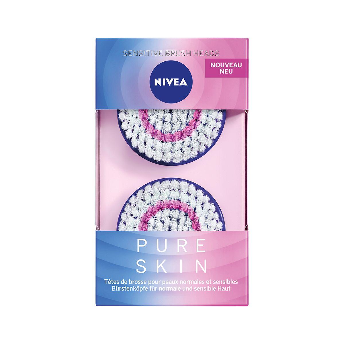 Brossette de rechange nivea pure skin kit peaux sensibles x2 (photo) Brossette de rechange nivea pure skin kit peaux sensibles x2 (photo)