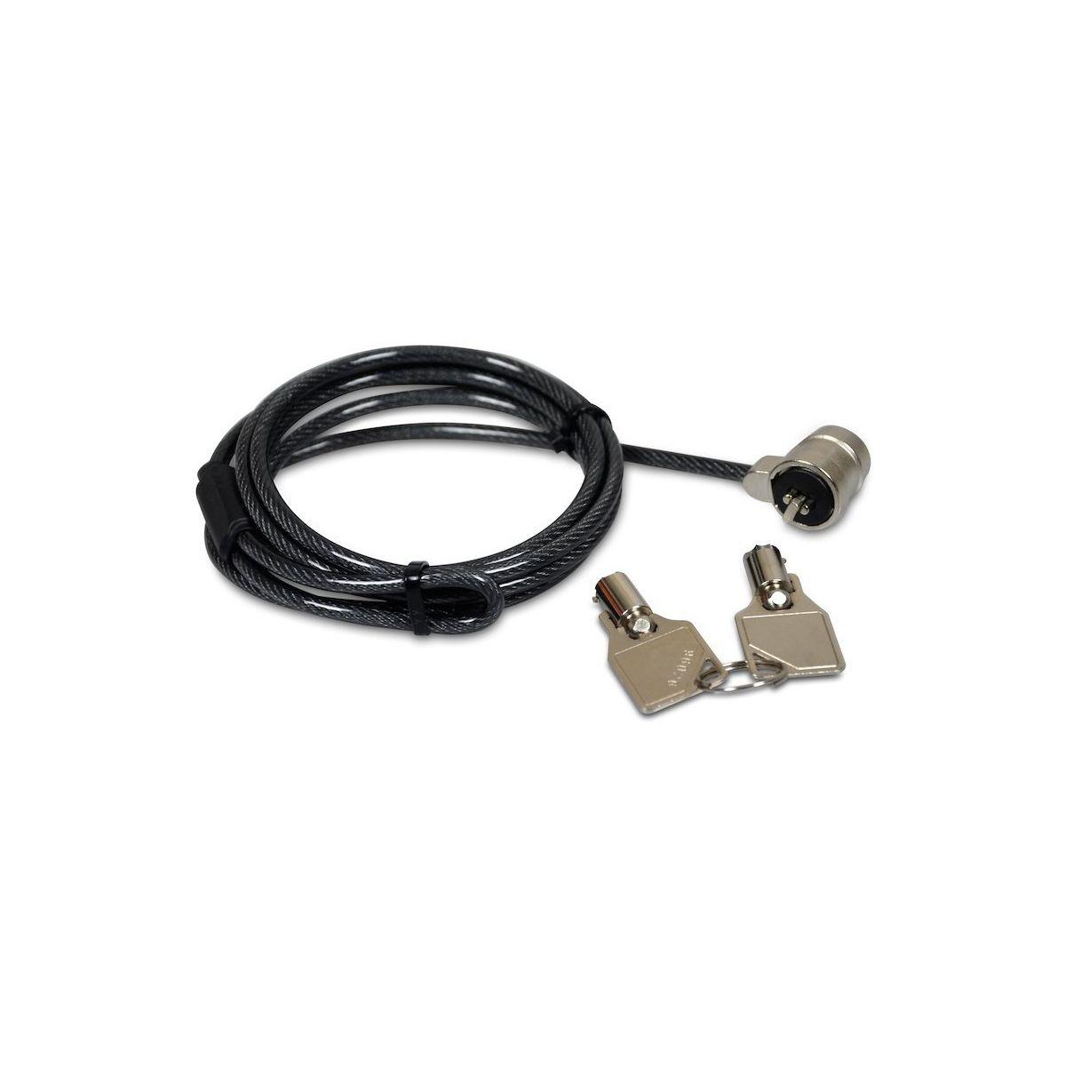 Anti-vol port cable s�curit� � clef noir - 2% de remise imm�diate avec le code : cadeau2 (photo) Anti-vol port cable s�curit� � clef noir - 2% de remise imm�diate avec le code : cadeau2 (photo)