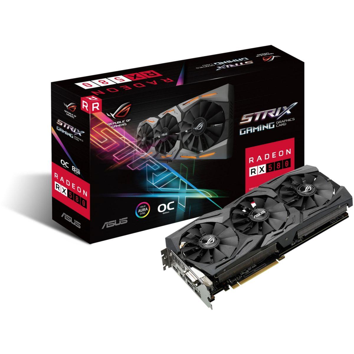 Carte graphique amd asus strix rx580 o8g gaming - 2% de remise imm�diate avec le code : school2 (photo) Carte graphique amd asus strix rx580 o8g gaming - 2% de remise imm�diate avec le code : school2 (photo)